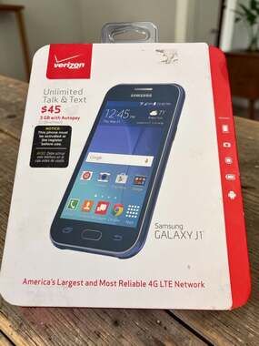 Samsung Galaxy J1 Verizon 4G LTE Smartphone - SM-J100VPP #N6